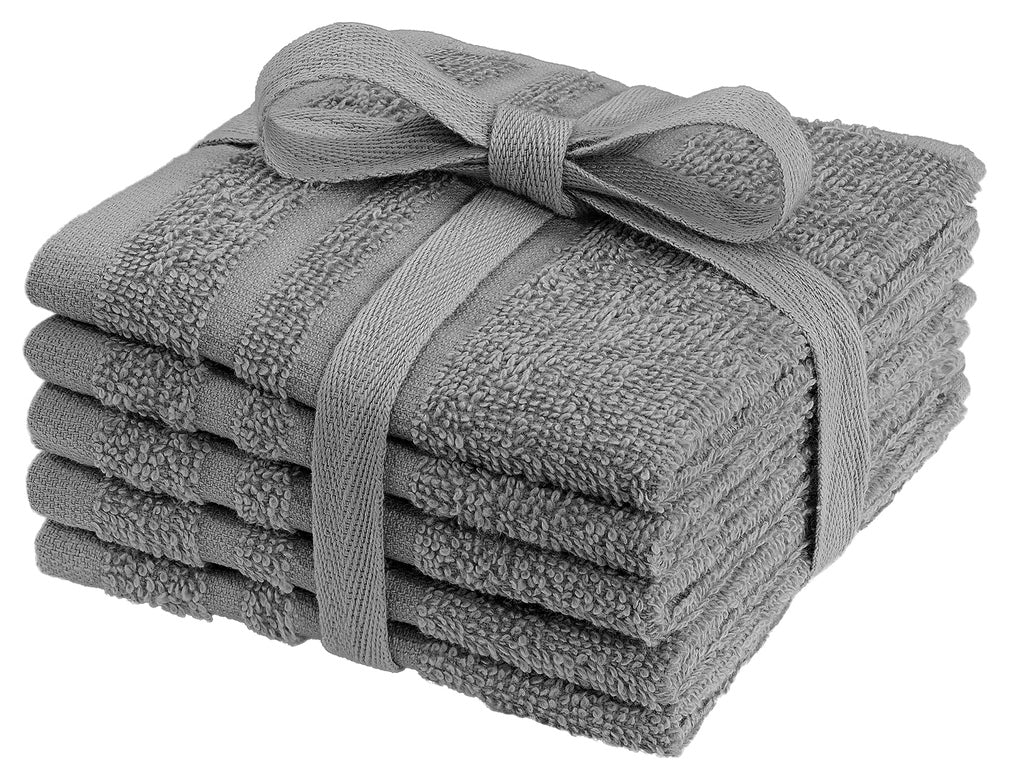 Borganäs Basic Frotté Tvättlappar 25x25 cm Grå