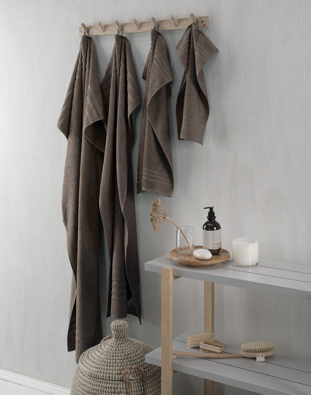 Basic Frotté 65x130 cm Brun
