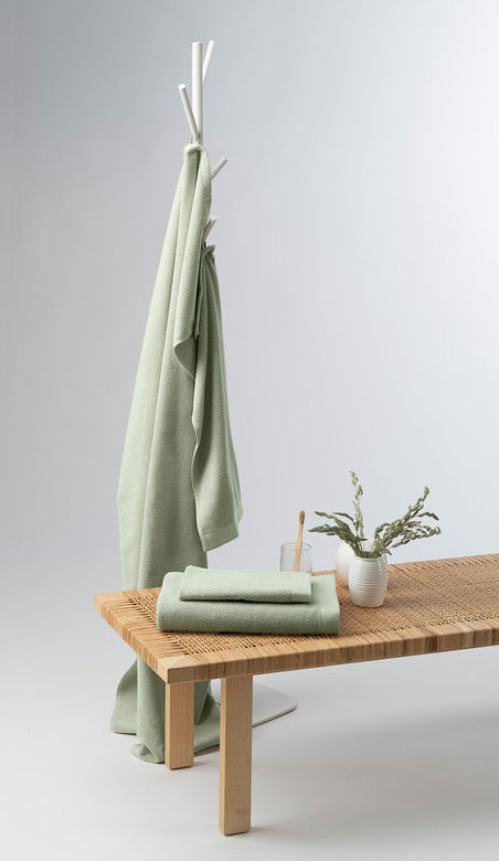 Borganäs Enzo Frotté 50x70 cm Grön