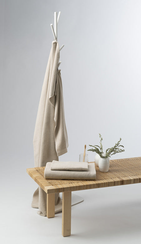 Borganäs Enzo Frotté 90x150 cm Sand