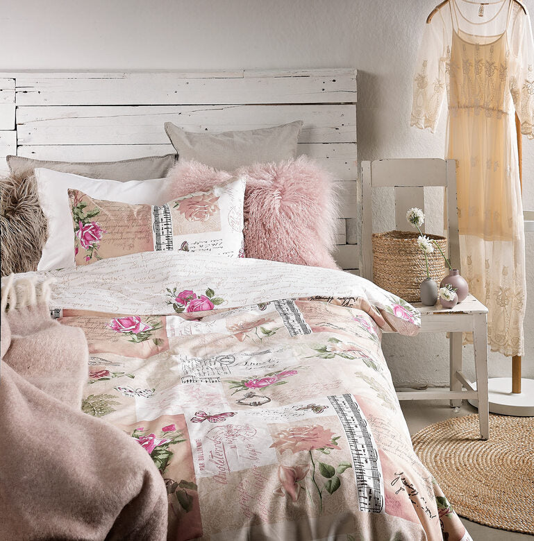 Borganäs 3-Dels Set Vintage Gala Offwhite/Rosa