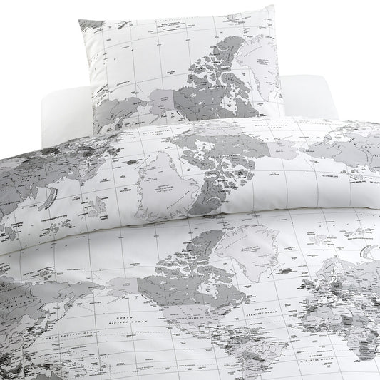 Borganäs 2-Dels Set Big World Grå