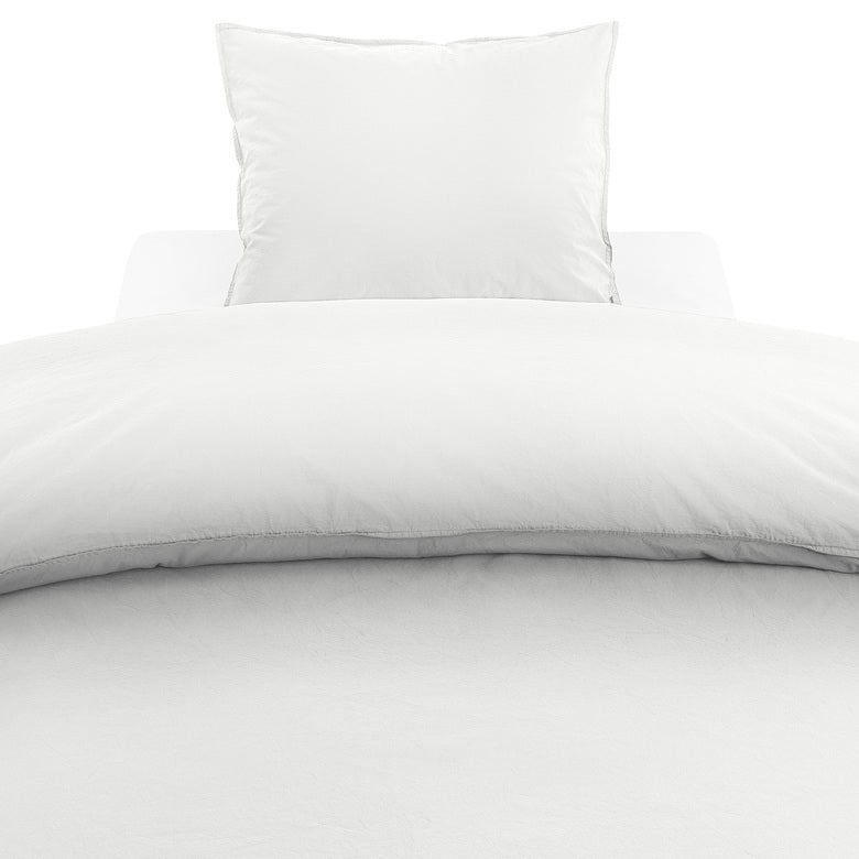 Borganäs 2-Dels Set Percale Vit
