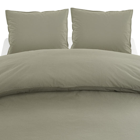 Borganäs 3-Dels Set Percale Grön Dubbel