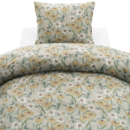 Borganäs 2-Dels Set Fleur Gul