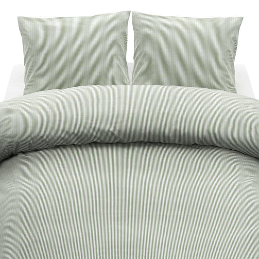 Borganäs 3-Dels Set Thelma Stripe Grön Dubbel