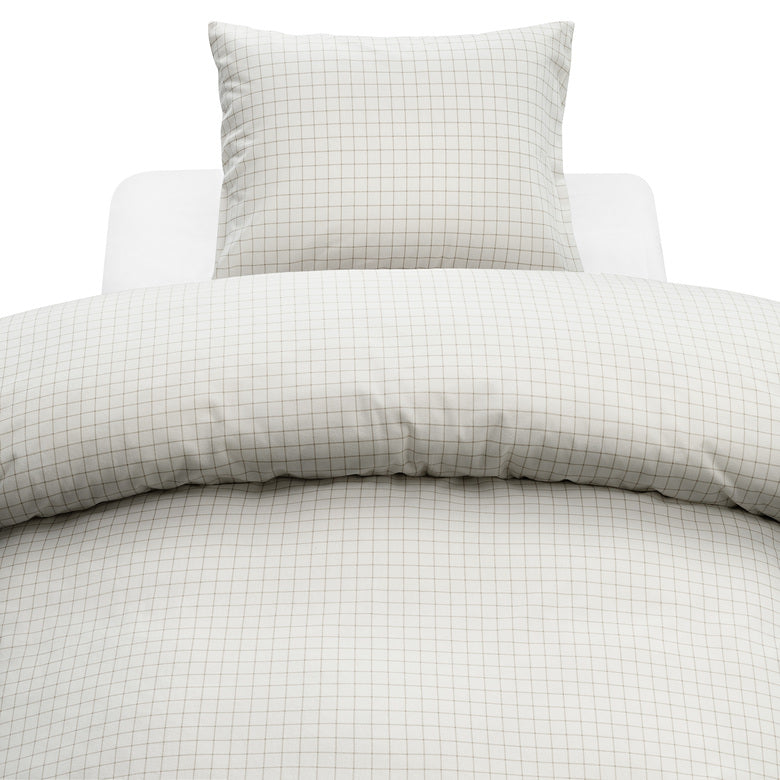 Borganäs 2-Dels Set Birger Flanell Offwhite