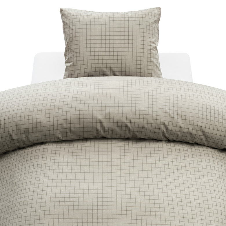 Borganäs 2-Dels Set Birger Flanell Greige