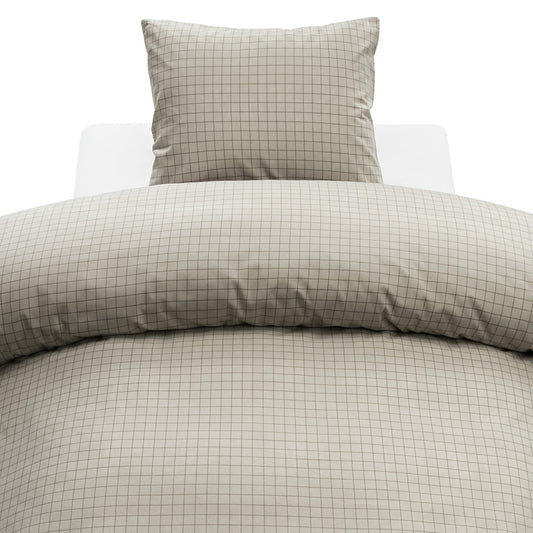 Borganäs 2-Dels Set Birger Flanell Greige