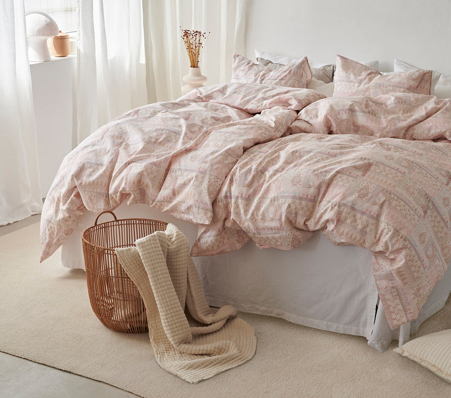 Borganäs 2-Dels Set Jasmine Peach