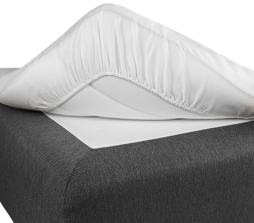 Borganäs Basic Dra på lakan Rullpackat 180x200 cm Vit