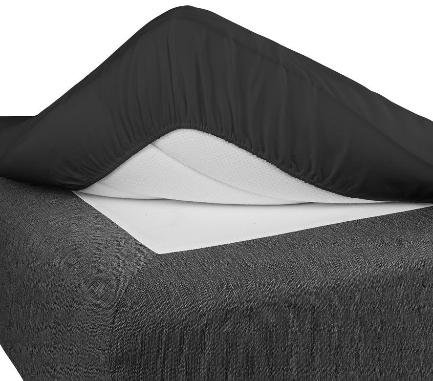 Borganäs Dra på lakan 180x200 cm Svart