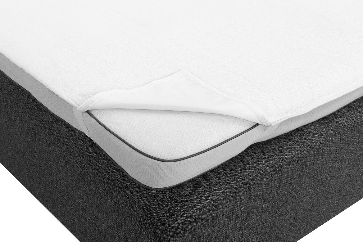 Borganäs Plastad Frotté 90x200 cm Vit