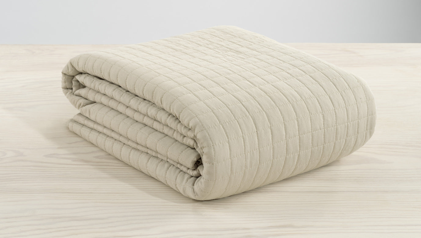 Sängöverkast 250x250 cm Beige