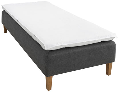 Borganäs Plastad Frotté 90x200 cm Vit
